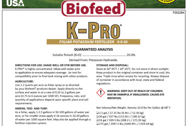 K-PRO Foliar Potassium Fertilizer